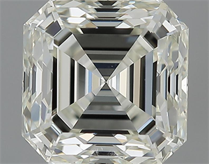Foto 2.30 quilates, Asscher Diamante , Color H, claridad VVS2 y certificado por EGL de