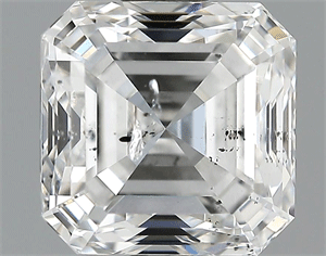Picture of 1.50 Carats, Asscher Diamond with  Cut, D Color, SI2 Clarity and Certified by EGL