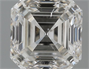 1.50 Carats, Asscher Diamond with  Cut, G Color, SI1 Clarity and Certified by EGL