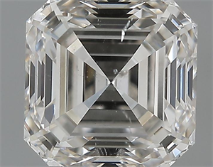 Picture of 1.50 Carats, Asscher Diamond with  Cut, G Color, SI1 Clarity and Certified by EGL