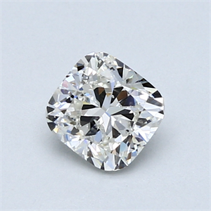 Picture of 0.74 Carats, Cushion Diamond with  Cut, I Color, SI2 Clarity and Certified by GIA