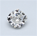 0.73 Carats, Cushion Diamond with  Cut, F Color, SI2 Clarity and Certified by GIA