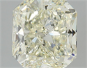 4.03 Carats, Radiant Diamond with  Cut, M Color, I1 Clarity and Certified by GIA