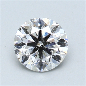 Picture of 0.91 Carats, Round Diamond with Excellent Cut, D Color, SI2 Clarity and Certified by EGL