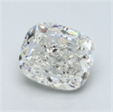 2.02 Carats, Cushion Diamond with  Cut, I Color, SI2 Clarity and Certified by GIA