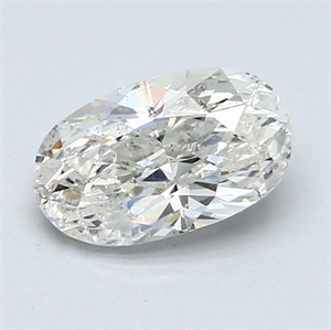 Picture of 1.50 Carats, Oval Diamond with  Cut, J Color, SI2 Clarity and Certified by GIA