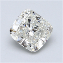 1.21 Carats, Cushion Diamond with  Cut, I Color, I1 Clarity and Certified by GIA