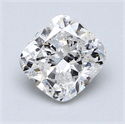 1.31 Carats, Cushion Diamond with  Cut, F Color, I2 Clarity and Certified by GIA