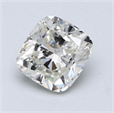 1.22 Carats, Cushion Diamond with  Cut, I Color, I1 Clarity and Certified by GIA