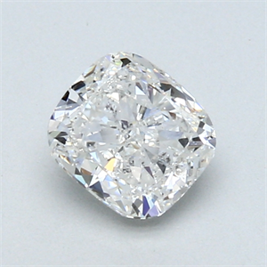 Picture of 0.90 Carats, Cushion Diamond with  Cut, G Color, I1 Clarity and Certified by GIA