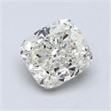 1.22 quilates, Del cojín Diamante , Color K, claridad SI2 y certificado por GIA