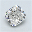 1.04 Carats, Cushion Diamond with  Cut, I Color, I1 Clarity and Certified by GIA