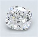 1.26 Carats, Cushion Diamond with  Cut, E Color, I1 Clarity and Certified by GIA
