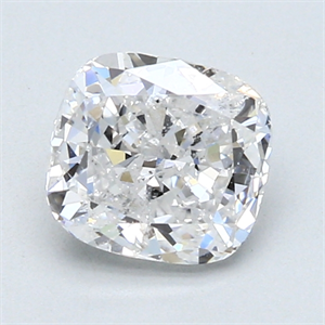 Picture of 1.26 Carats, Cushion Diamond with  Cut, E Color, I1 Clarity and Certified by GIA