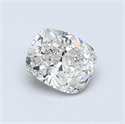 0.70 Carats, Cushion Diamond with  Cut, G Color, I1 Clarity and Certified by GIA