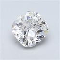 0.80 Carats, Cushion Diamond with  Cut, F Color, I1 Clarity and Certified by GIA