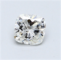 0.73 quilates, Del cojín Diamante , Color H, claridad I1 y certificado por GIA