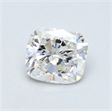 0.59 quilates, Del cojín Diamante , Color E, claridad I1 y certificado por GIA