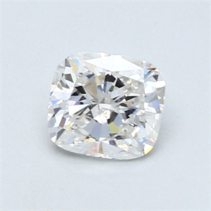 Picture of 0.59 Carats, Cushion Diamond with  Cut, E Color, I1 Clarity and Certified by GIA
