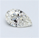 0.70 Carats, Pear Diamond with  Cut, J Color, SI2 Clarity and Certified by GIA