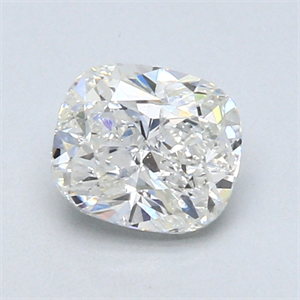 Picture of 0.90 Carats, Cushion Diamond with  Cut, H Color, I1 Clarity and Certified by GIA