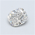 0.72 Carats, Cushion Diamond with  Cut, G Color, I1 Clarity and Certified by GIA