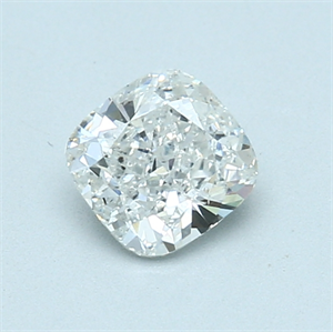 Picture of 0.70 Carats, Cushion Diamond with  Cut, I Color, I1 Clarity and Certified by GIA