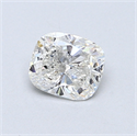 0.60 quilates, Del cojín Diamante , Color G, claridad I2 y certificado por GIA