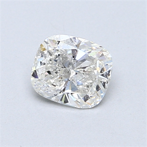 Picture of 0.60 Carats, Cushion Diamond with  Cut, G Color, I2 Clarity and Certified by GIA