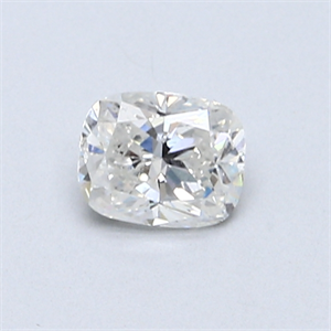 Picture of 0.52 Carats, Cushion Diamond with  Cut, G Color, I1 Clarity and Certified by GIA