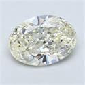 1.32 quilates, Ovalado Diamante , Color M, claridad VS2 y certificado por GIA