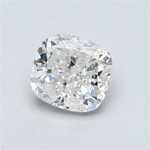 Picture of 0.61 Carats, Cushion Diamond with  Cut, I Color, I2 Clarity and Certified by GIA