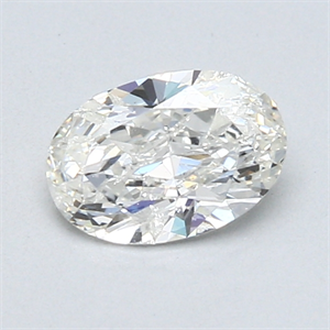 Picture of 0.70 Carats, Oval Diamond with  Cut, I Color, I2 Clarity and Certified by GIA