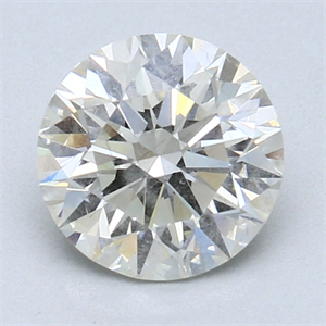 Picture of 1.53 Carats, Round Diamond with Excellent Cut, K Color, I2 Clarity and Certified by GIA
