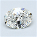 1.53 Carats, Oval Diamond with  Cut, G Color, VS1 Clarity and Certified by GIA