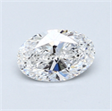 0.70 Carats, Oval Diamond with  Cut, E Color, VS1 Clarity and Certified by GIA