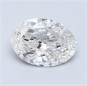 1.02 quilates, Ovalado Diamante , Color E, claridad I1 y certificado por GIA