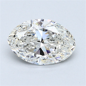 Picture of 1.05 Carats, Oval Diamond with  Cut, I Color, SI2 Clarity and Certified by GIA