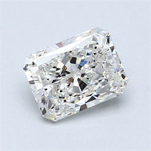 Picture of 1.00 Carats, Radiant Diamond with  Cut, J Color, SI2 Clarity and Certified by GIA