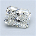 1.01 Carats, Radiant Diamond with  Cut, J Color, VS2 Clarity and Certified by GIA