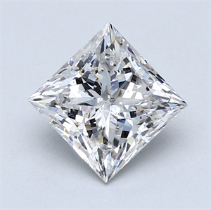 Picture of 2.03 Carats, Princess Diamond with  Cut, F Color, I1 Clarity and Certified by GIA