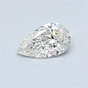 Picture of 0.41 Carats, Pear Diamond with  Cut, I Color, SI2 Clarity and Certified by GIA