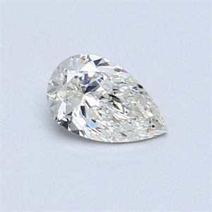 Picture of 0.41 Carats, Pear Diamond with  Cut, I Color, SI2 Clarity and Certified by GIA