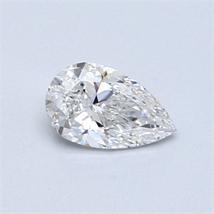 Picture of 0.43 Carats, Pear Diamond with  Cut, E Color, SI2 Clarity and Certified by GIA