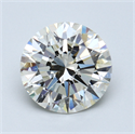 3.22 quilates, Redondo Diamante , Color K, claridad SI1 y certificado por GIA