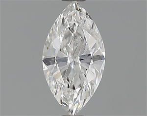 0.61 Carats, Marquise Diamond with  Cut, F Color, SI2 Clarity and Certified by GIA