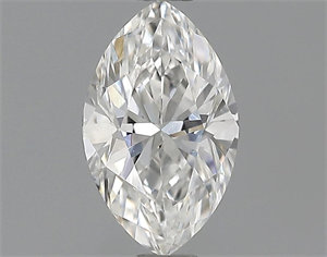 0.58 Carats, Marquise Diamond with  Cut, F Color, SI1 Clarity and Certified by GIA