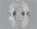 1.11 Carats, Oval Diamond with  Cut, E Color, I2 Clarity and Certified by GIA