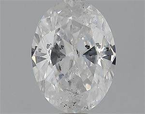 Picture of 1.11 Carats, Oval Diamond with  Cut, E Color, I2 Clarity and Certified by GIA