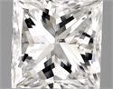 0.87 Carats, Princess Diamond with  Cut, E Color, SI1 Clarity and Certified by GIA